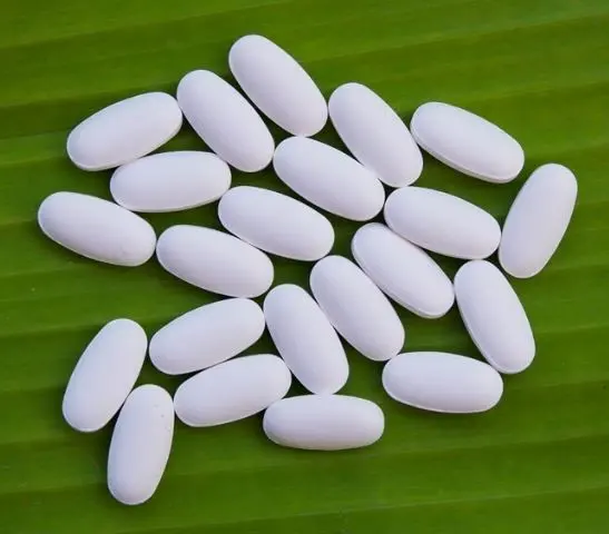 L484 white oblong pill