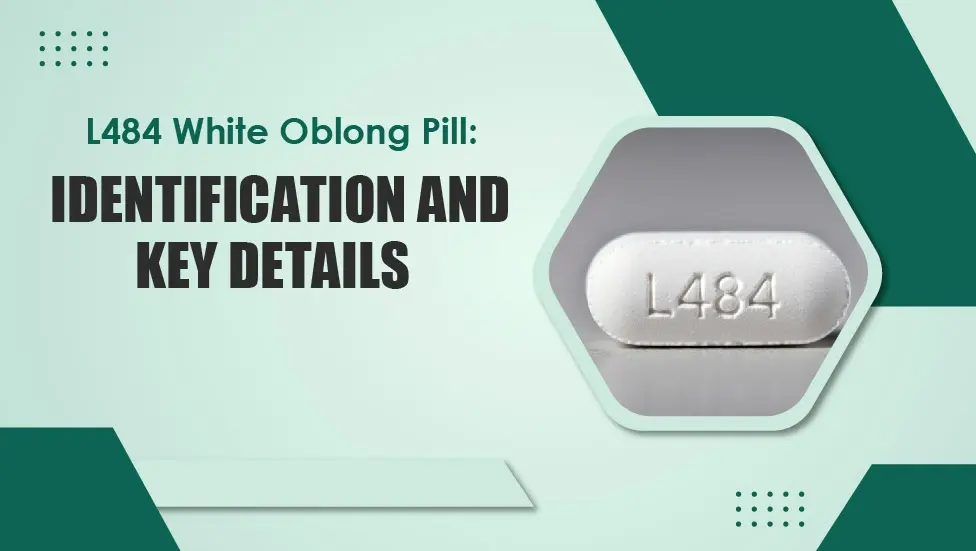 L484 White Oblong Pill